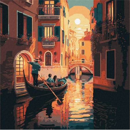 Картина за номерами Романтика Венеції, KHO3637