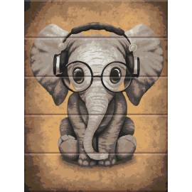 Слоненя в окулярах