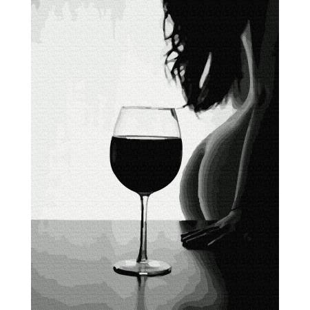 Картина за номерами Вино і жінка, GX36137