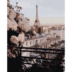 Пейзаж парижский балкон
