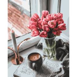 Тюльпаны и кофе 