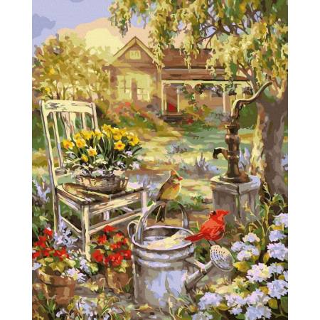 Картина за номерами Літній сад, GX45789