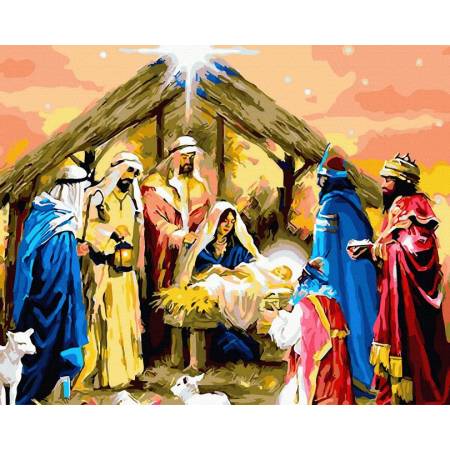 Картина за номерами Народження Ісуса, GX30508