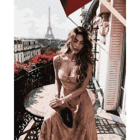 Девушка в Париже 