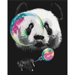 Панда с пузырьком