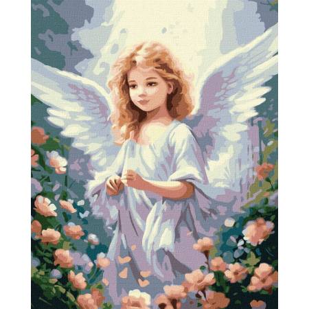 Картина за номерами Ангельська зовнішність, KHO5121
