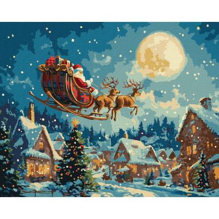 Картина за номерами Різдвяна казка, KHO5148