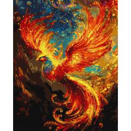 Жар-птица с красками металлик