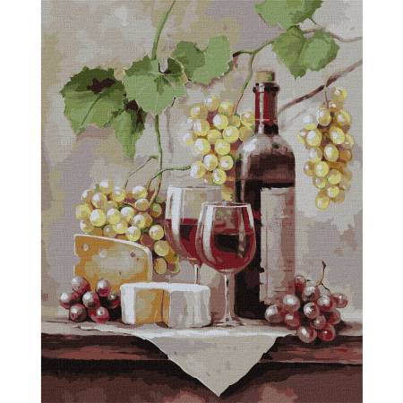Картина за номерами Виноградна насолода , KHO5625