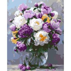 Букет півоній у вазі