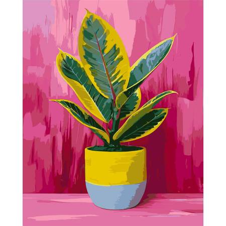 Картина за номерами Яскравий фікус, LW3536 Картина за номерами Яскравий фікус, LW3536