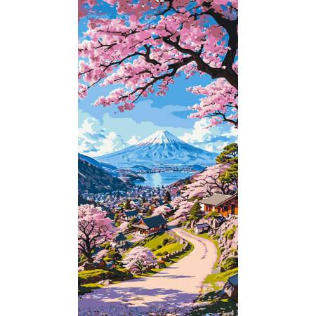 Картина за номерами Краса японської сакури, LW5141