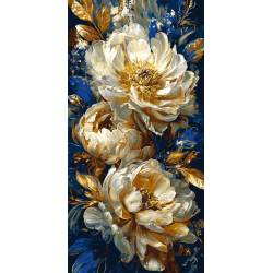 Розкішні півонії з фарбами металік 