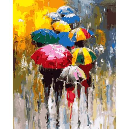 Різнокольорові парасольки