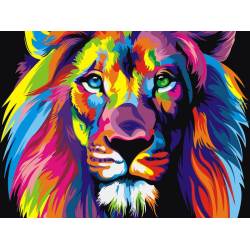 Різнобарвний лев