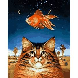Кіт і рибка