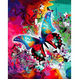 Бабочка в красках