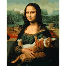 Мона Лиза и кот