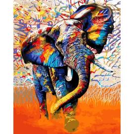 Красочный слон