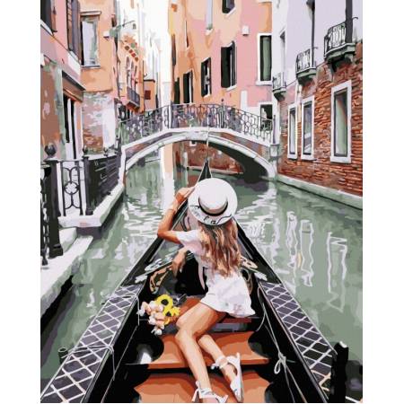 Картина за номерами Дівчина у Венеції, ATG00094