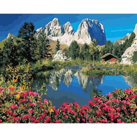 Картина за номерами Красиве гірське озеро , GX27768