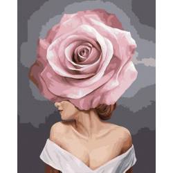 Дівчина ніжна троянда 