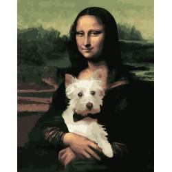 Мона Лиза с собакой