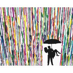 Двоє під парасолькою