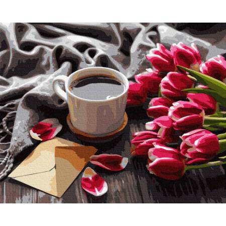 Картина за номерами Натюрморт із тюльпанами, GX36492