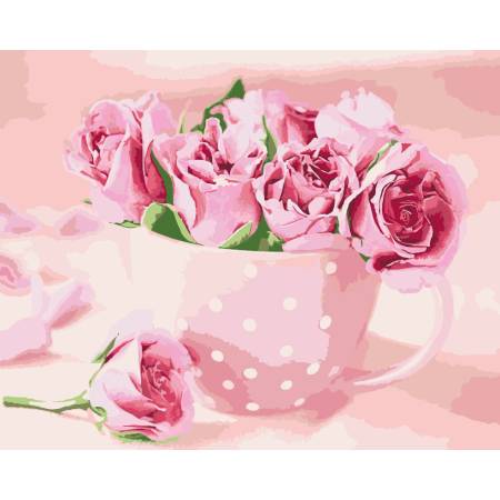 Букет чайных роз