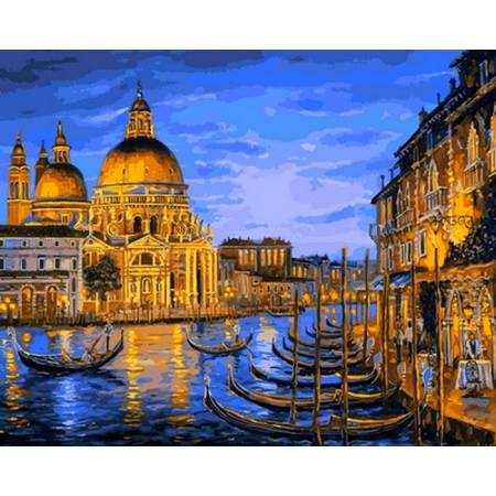 Картина за номерами Причал нічної Венеції, Q2172