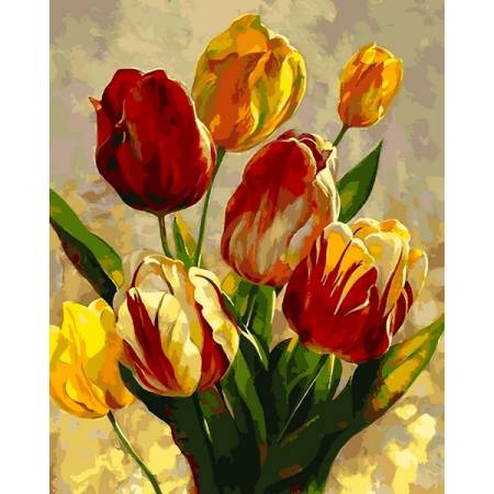 Картина за номерами Прекрасні тюльпани, Q2182