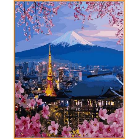 Подорож Японією, кольорове полотно
