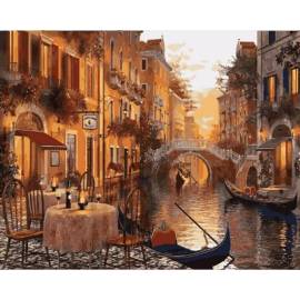 Венеция Кафе на берегу канала