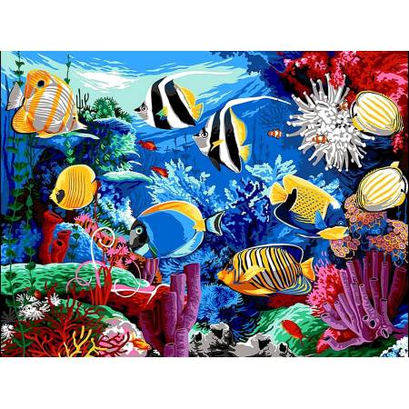 Картина за номерами Кораловий риф, VK190