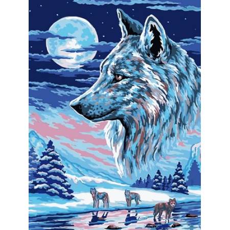 Волки под луной