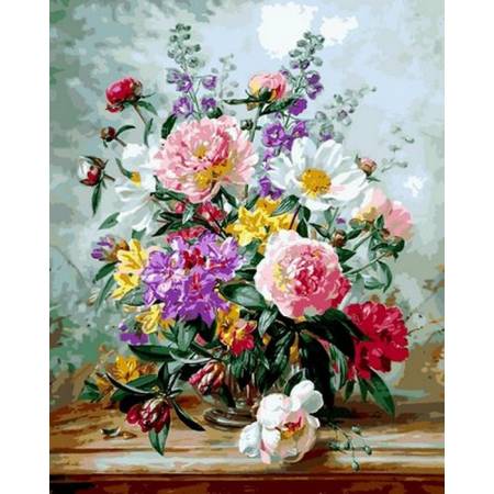 Картина за номерами Літній букет квітів, VP1057
