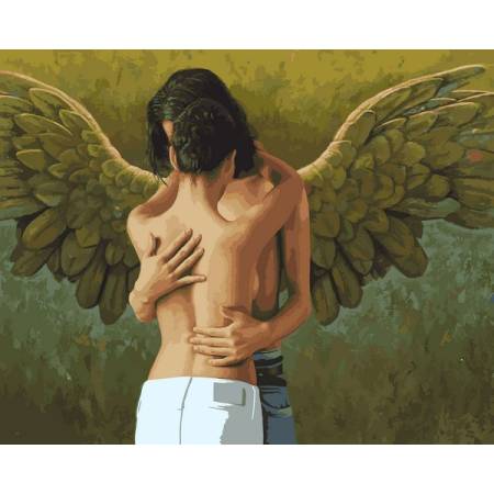 Картина за номерами Поцілунок ангела , VP1419